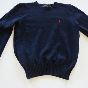 Navy Blue Polo Ralph Lauren Knit Sweater